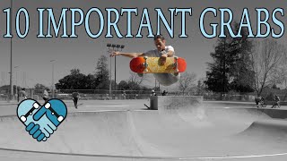 How to do Skateboarding GRABS, Transition and Street, All Ability Levels, Slow motion, Safety, Style