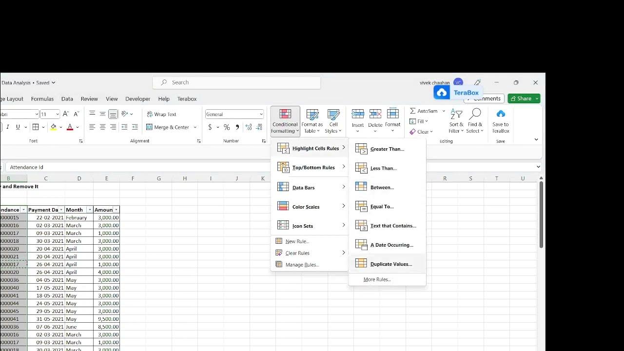 how-to-find-duplicate-entry-and-remove-it-in-excel-data-set-youtube