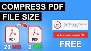 How To Compress PDF File Size (Free & Easy) | Compress & Reduce PDF File Size