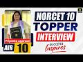 AIIMS NORCET 10 Mains Topper's Interview 🏆AIR 10🏆 | Priyanka Agarwal Success Story | Utkarsh Nursing