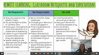 Continuous Learning (Remote) Model: Expectations