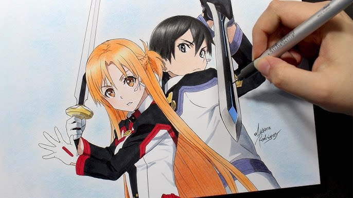 Fan art: Speed Drawing - Kirito, Special Site Videos News