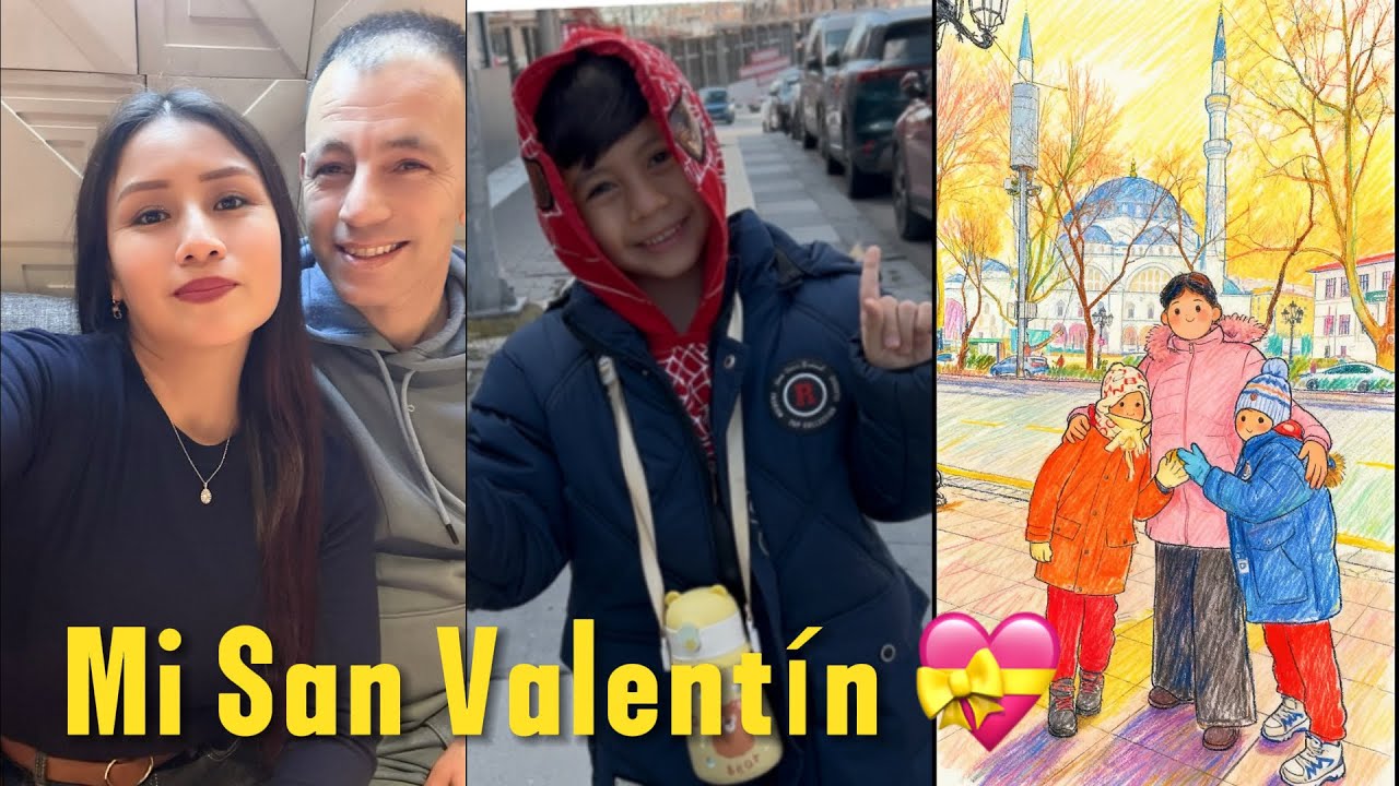Así CELEBRAMOS SAN VALENTÍN en FAMILIA 💝 Salimos de COMPRAS con EMRE 🛍️