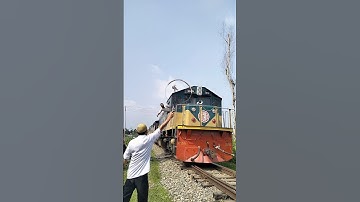 High speed PLC token exchange system #shorts #ytshorts #train #railway #hardwork