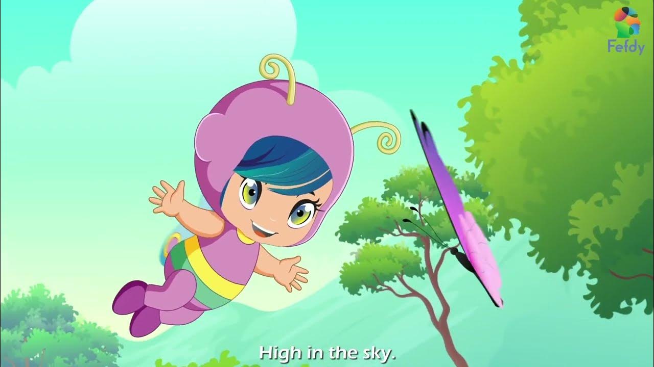 Nursery Rhymes Fly, Fly, Fly Butterfly FEFDY Nursery Rhymes & Kids