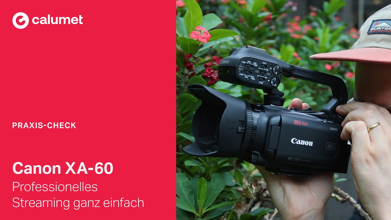 Canon XA-60 im Praxis-Test - Professionelles Streaming ganz einfach - YouTube