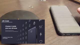 besteden Legacy Meesterschap Samsung S9 LED View Cover Unboxing and Setup - YouTube
