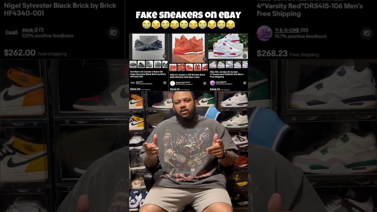WHY is eBay selling FAKE sneakers!?