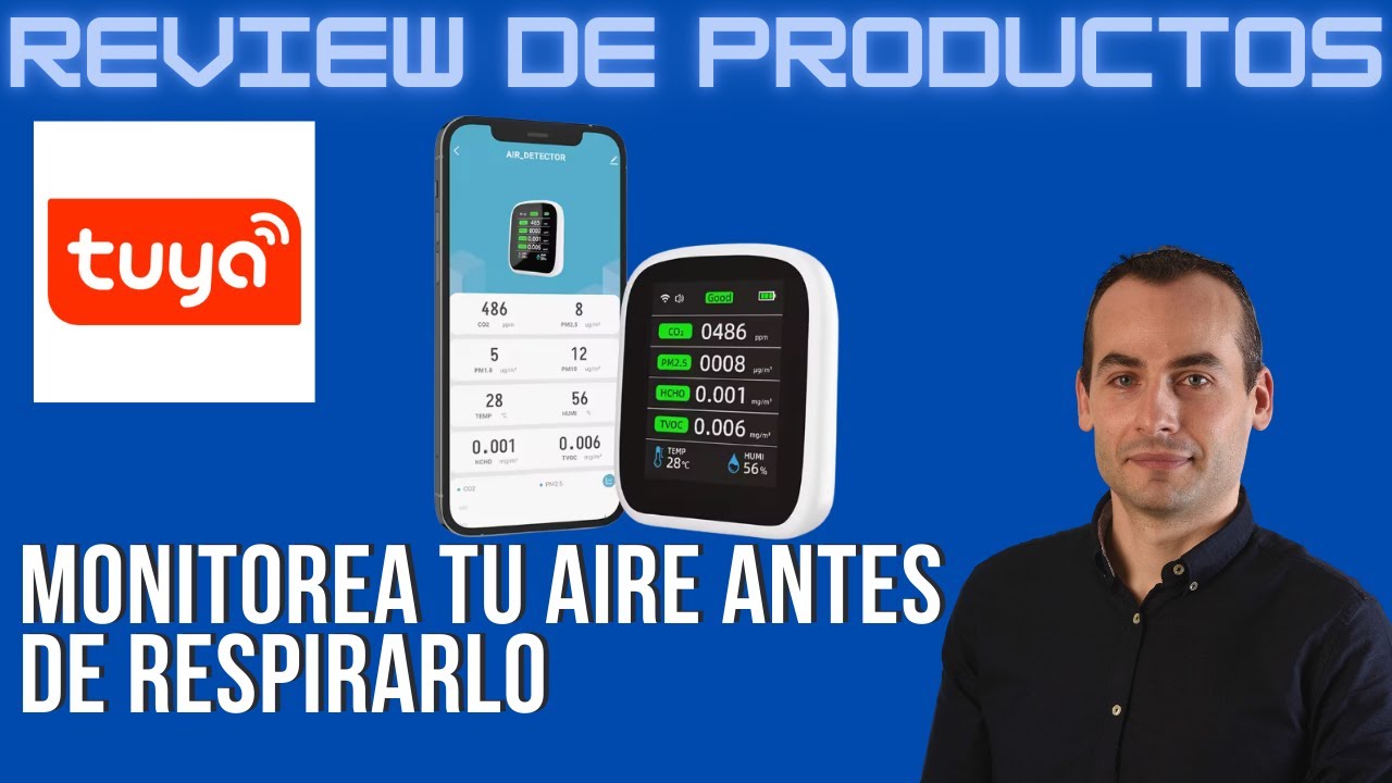 🚨 Monitorea tu aire antes de respirar, medidor de calidad del aire con wifi