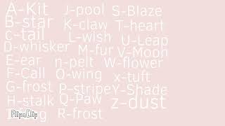 Warrior cats OC generator