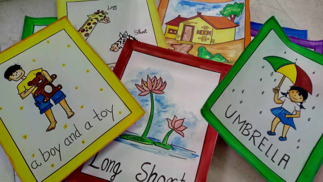 How To Make Flash Cards For Summer Vacation Work CraftLas YouTube