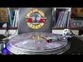 Guns n roses  november rain greatest hits vinyl playing