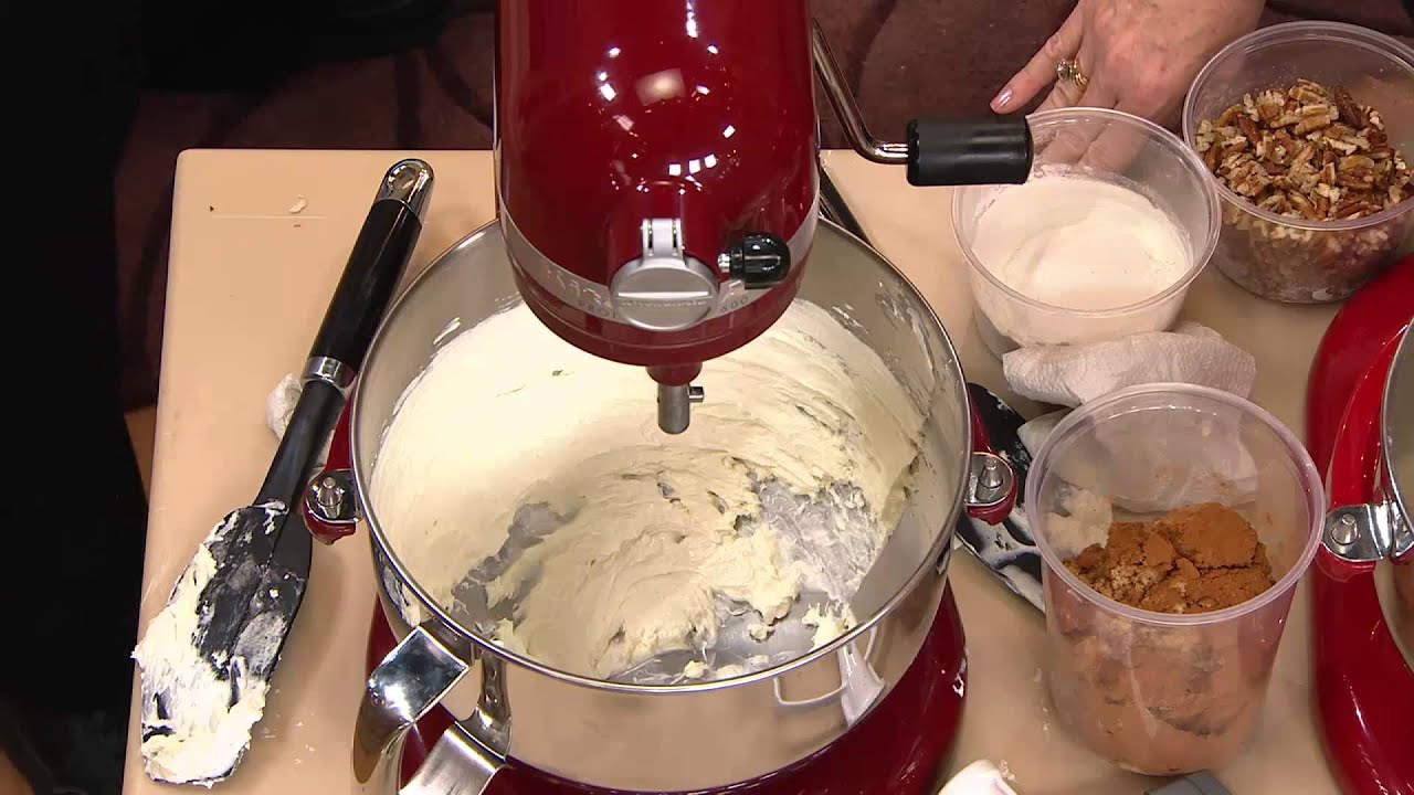 KitchenAid 6-qt 575 Watt Glass Bowl Lift Stand Mixer w/ Flex Edge & Recipes  on QVC 