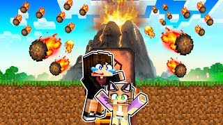 Un VOLCAN rentre en ERRUPTION sur Minecraft !