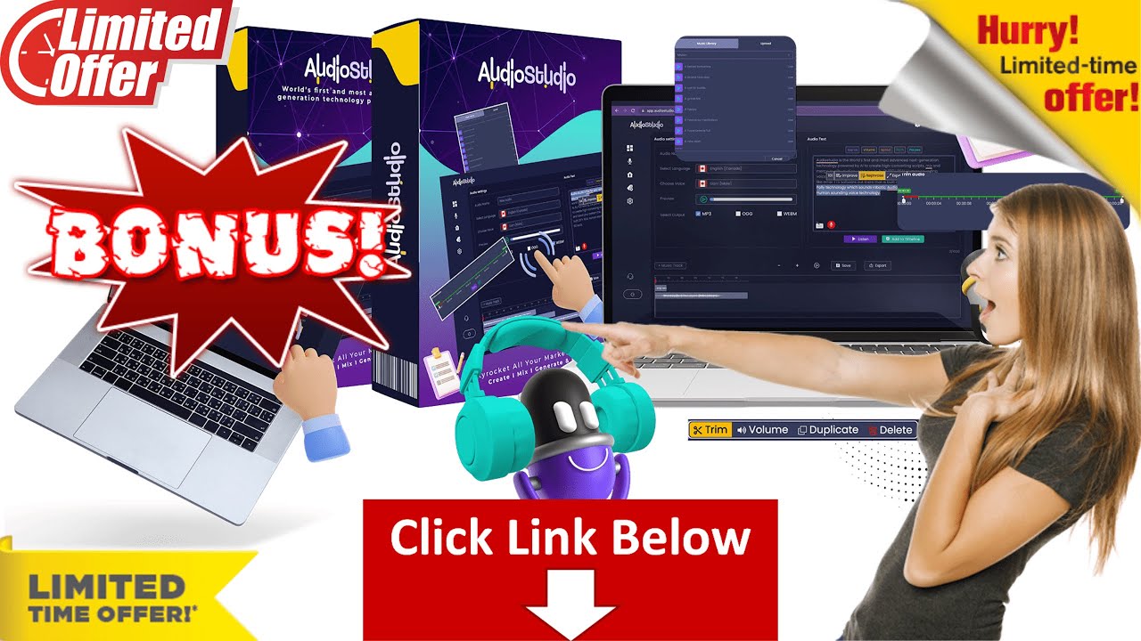 Audiostudio Walkthrough Demo - Review - OTO - Best Bonus