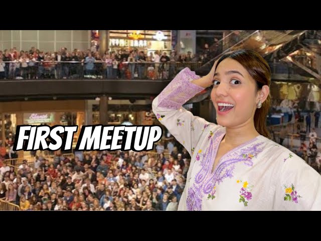 My First MEETUP with Fans ♥️|Crowd gone Crazy 😱|Sistrology class=