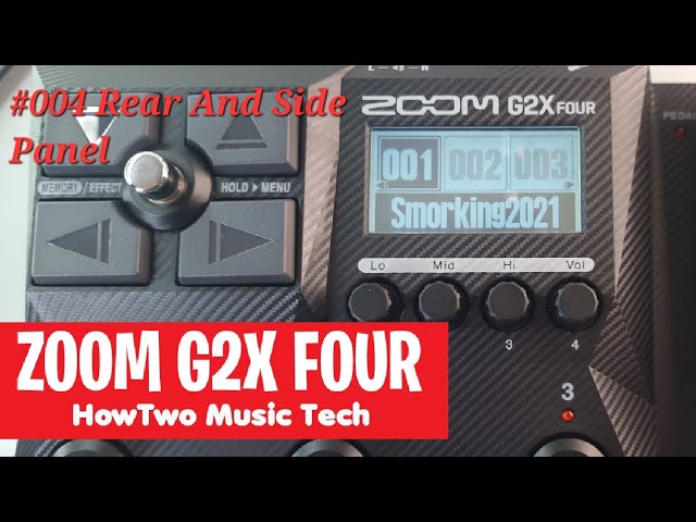003 Controls Overview ZOOM G2 FOUR G2X - YouTube