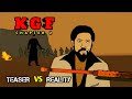 Kgf chapter 2  teaser vs reality  funny  teaser spoof  mv creation