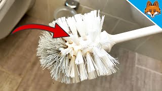 3 EASY ways to quickly clean the TOILET BRUSH  (amazing result) ⚡