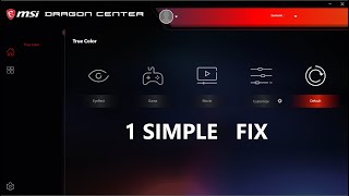 How To Fix Msi Dragon Center
