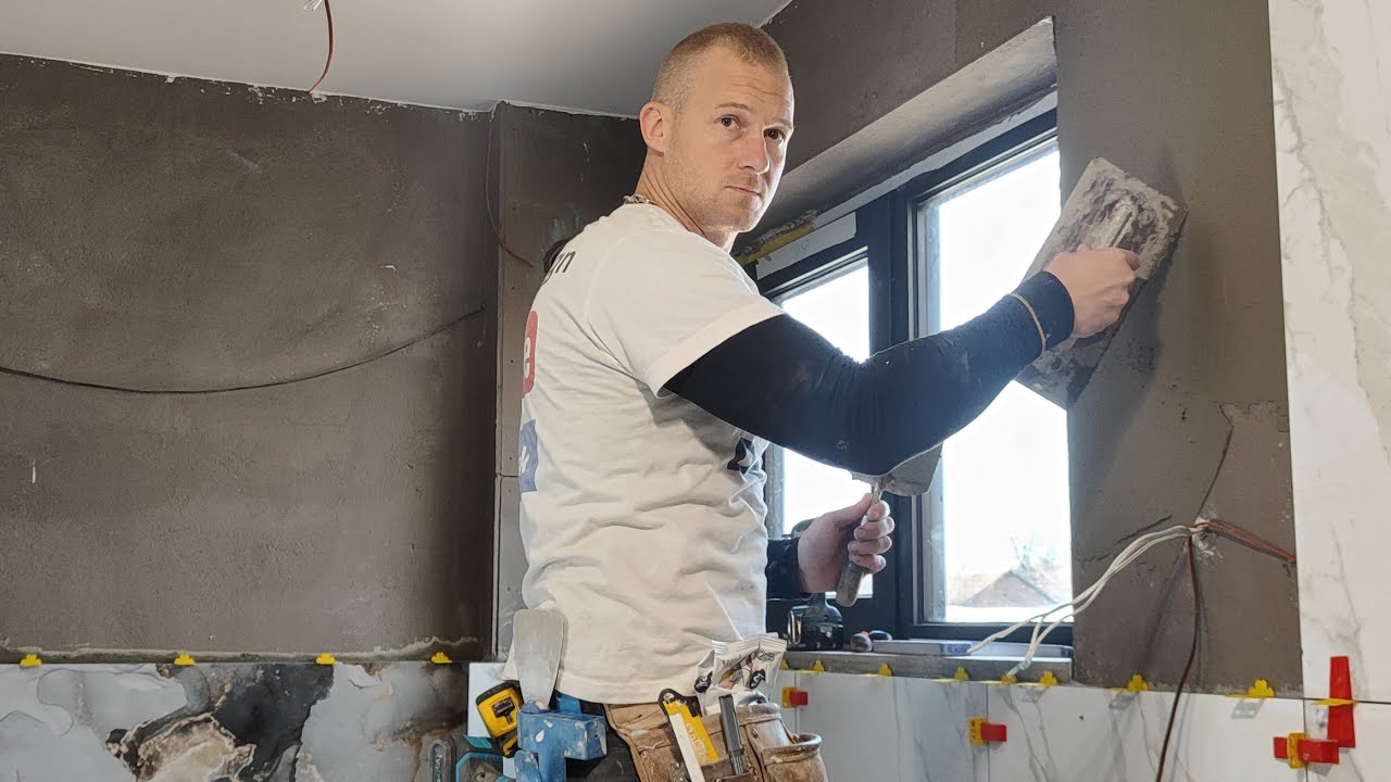 Oсновни правила при започване на мокро помещение (баня)Kак пускаме нивата за първи ред плочки ЧАСТ 1