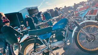 70’s OSSA TRIAL 250 Explorer BIKE Kick-Start Off-Road MOTORCYCLE FOR SALE at KEMPTON PARK Autojumble