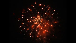 06222 - Orange Peony - 25 shots - RedWire - Xena Vuurwerk