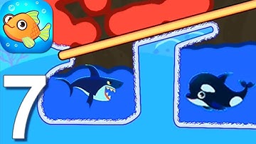 Save The Fish! - Gameplay Walkthrough Part 7 Levels 116-130 (Android)