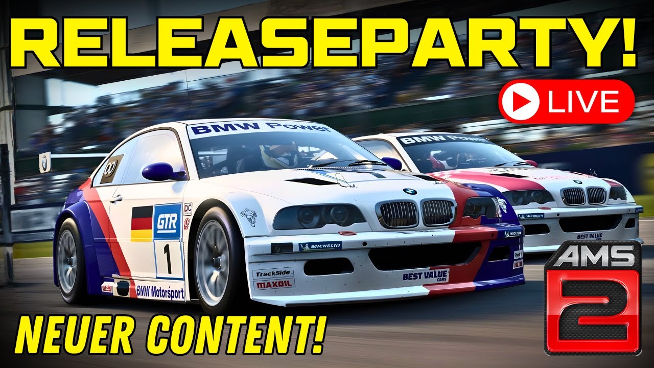 AMS2 Release Party! Neuer Content! | Automobilista 2 | Multistream LIVE ...