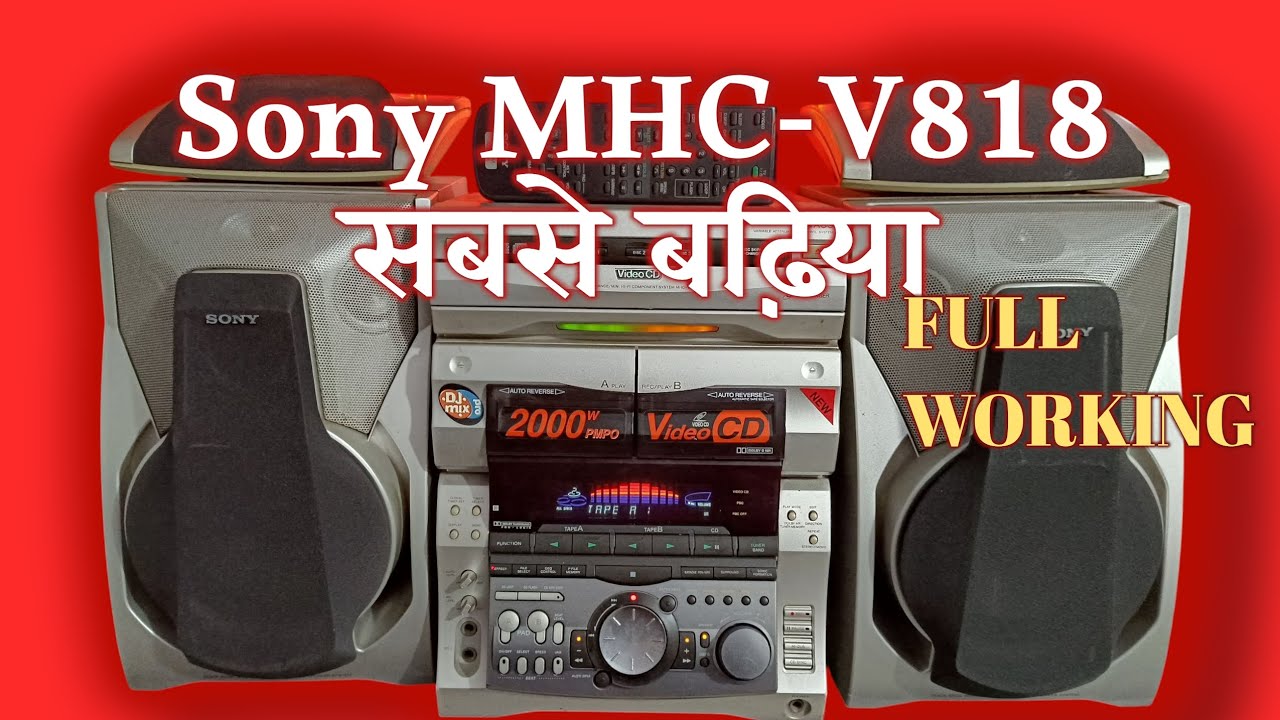 Sony MHC-V818 Full review call at 7814782002 #sony #speaker #music