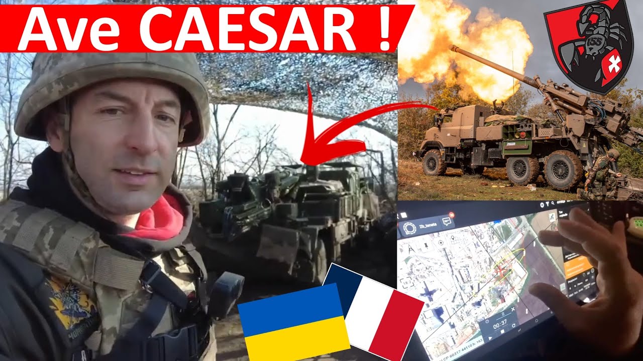 [🇺🇦/🇷🇺] EN PREMIÈRE LIGNE AVEC LES CANONS CAESAR - à Pokrovsk avec l'artillerie ukrainiene 🇫🇷💪