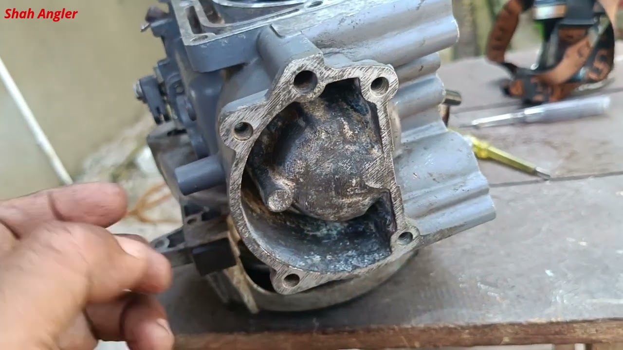 Punca  Air Enjin Bot Yamaha Terlalu Panas||Overhaul Outboard engine Yamaha 5HP@shahangler1572
