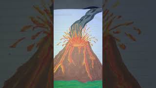 Lava volcano 🌋 🌋 #art#subscribe