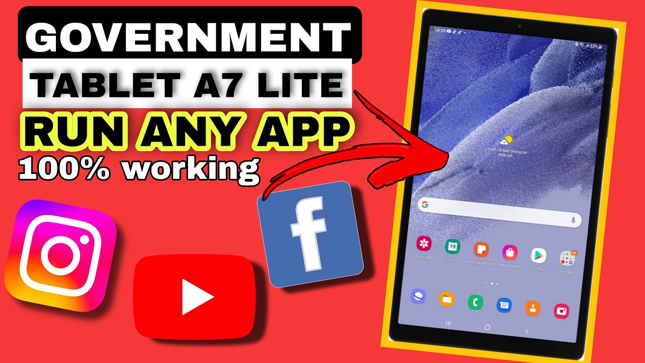 🔥Government Tablet mai YouTube, Facebook, instagram kaise chalaye