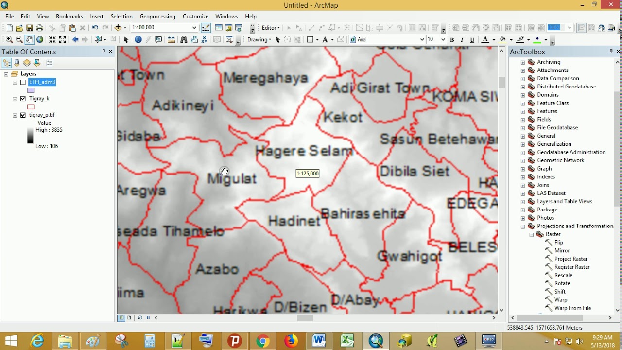 How to Clip DEM USING ARCGIS - YouTube