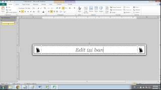 Cara membuat banner di Microsoft Publisher 2010