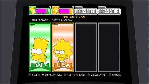 The Simpsons Arcade: Part 1 Co-op w/SteeleBlade - Hahahah!!!