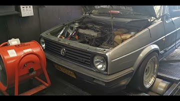 come in on 89kws 189nm after the tune made 106kws 203nm Vw mk2 2l 8v in for a std Dicktator tuning