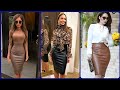 most Demanding Elegant and Stylish Leather office wear pancil skirts outfits ideas for women