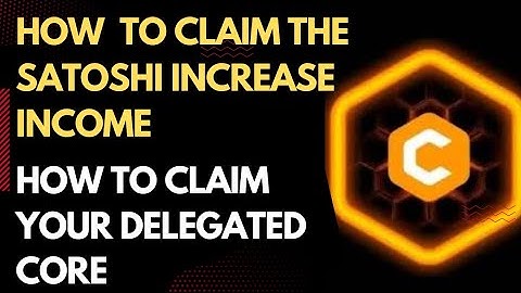 How to get 1 BTC & 2 ETH on #Satoshi App, How to Claim your delegated #coredao_org on Metamask