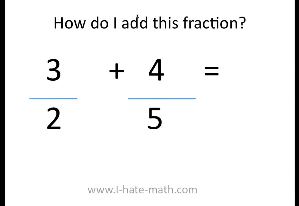 How to add fractions - YouTube