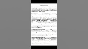 IELTS Writing task 2 template.  Agree/Disagree type. #ielts#ieltswriting#ieltspreparation #ieltstips