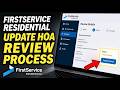 How to update HOA review process with FirstService Residential - Detailed Guide