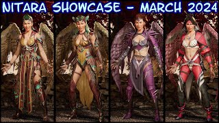 Nitara Showcase - Gear & Skins (March 2024 Update) - Mortal Kombat 1