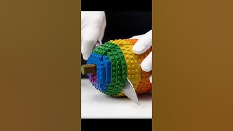 These Fruits Are Made of LEGO?! 🍎🍌 You Won’t Believe Your Eyes! #lego #asmr #aiart