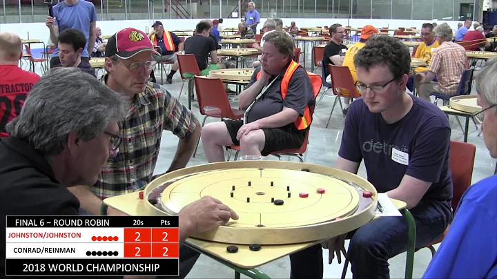 Crokinole 2018 World Championship Doubles - Conrad...