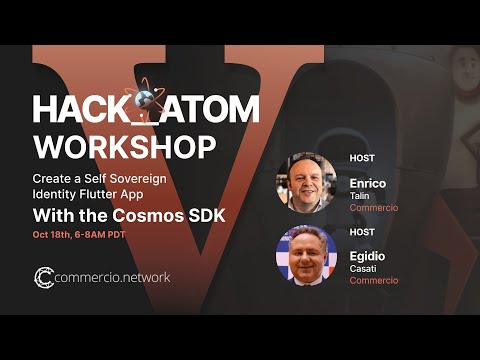 Commerico Workshop: Create a Self Sovereign Identity Flutter App with the Cosmos SDK