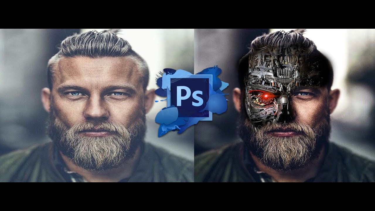 Photoshop Tutorial Half Machine Face How To Edit A Photo With Photoshop Made Easy Youtube