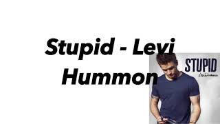 Stupid - Levi Hummon (Lyrics)