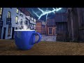 Thunderstorm Sounds for Studying (1 Hour) feat. Epic Thunder &amp; Coffee Shop Ambience